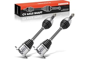 A-Premium Pair (2) Front CV Axle Shaft Assembly Compatible with Chevy Silverado 1500 07-20 Tahoe Suburban, GMC Sierra 1500 07