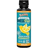 Barlean's Omega Pals Chirpin' Slurpin' Lemonade Flavored Omega-3 for Kids, Yummy Children's Liquid Fish Oil Supplement with 540 mg of EPA and DHA Fatty Acid for Brain & Eye Health, 8 oz