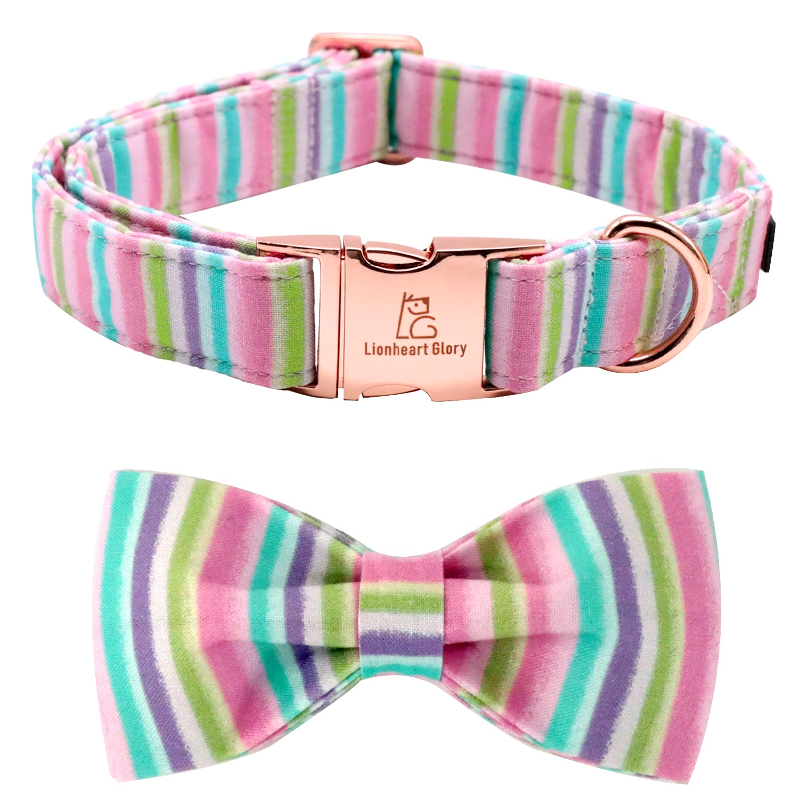 Photo 1 of **PARTIAL SET**Lionheart glory Easter Dog Collar, Dog Collar with Bow, Pet Collar Adjustable Collar for Dog Bowtie Collars for Large Dogs