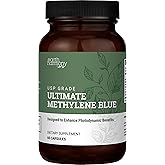 Earth Harmony Methylene Blue Capsules for Humans, USP Grade Supplement - Supreme Methylene Blue Pills (60 Capsules)
