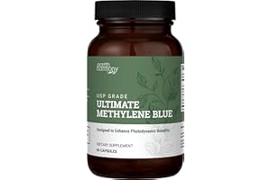 EARTH HARMONY NATURALS Earth Harmony Methylene Blue Capsules for Humans, USP Grade Supplement - Supreme Methylene Blue Pills (60 Capsules)