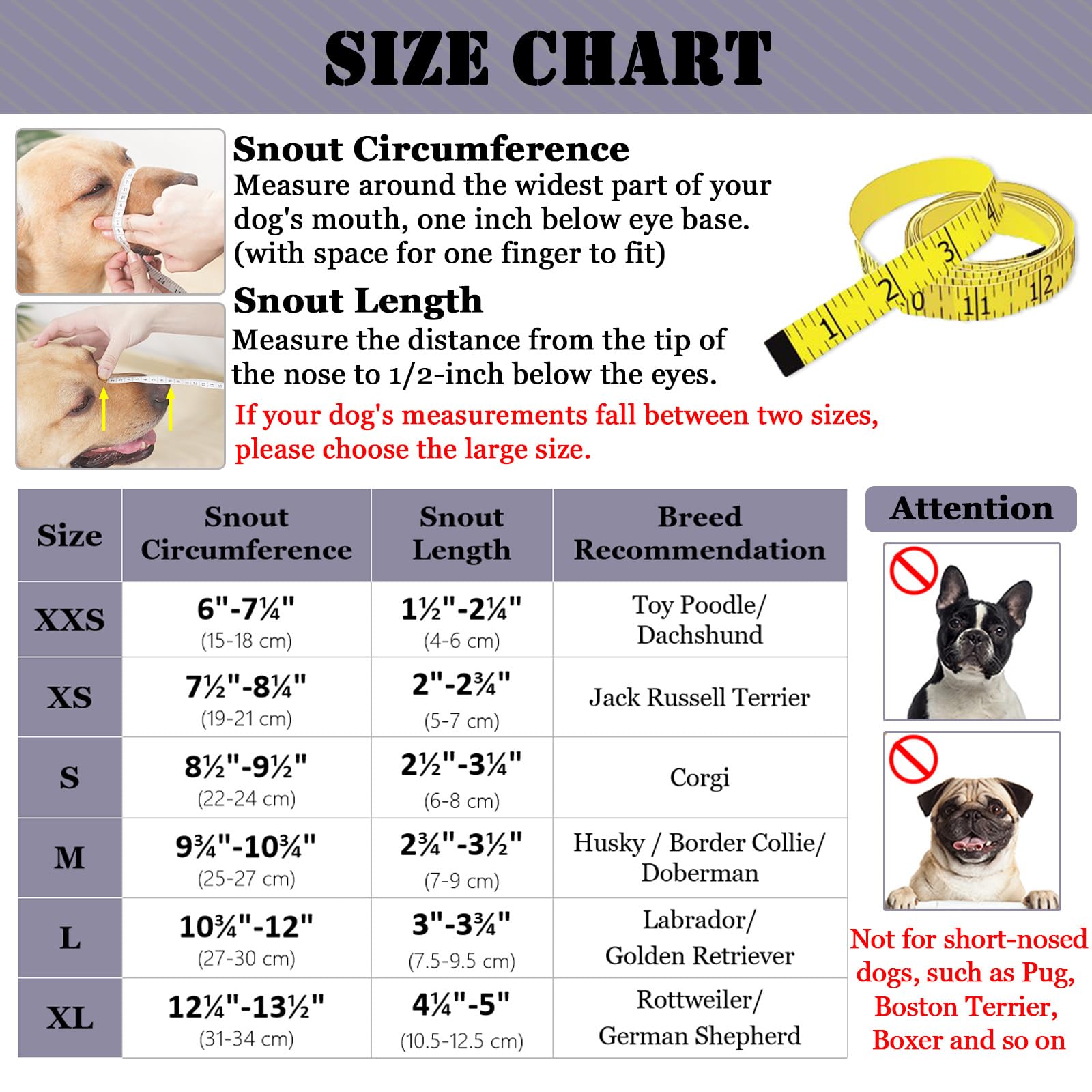 Mayerzon Dog Muzzle, Mesh Soft Muzzle for Large