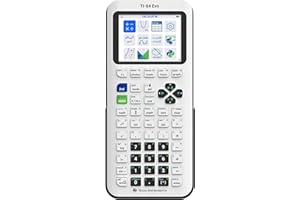 Texas Instruments TI-84 Evo 图形计算器 | 直观的基于图标的主屏幕、USB-C 充电、Python 编程、性能更快、图形比 TI-84 Plus CE 更大。