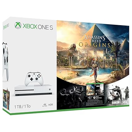 Amazon Com Xbox One S 1tb Console Assassin S Creed Origins