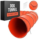 Houseables Dog Agility Tunnel, Dog Tunnel, Agility
