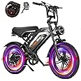 Tamobyke 1500W Moped Electric Bike,30Mph Max Speed,48V15.6Ah Battery,34-68 Miles PAS Range, Turning Light, E-Bike for Adults Commute/Offroad/Rain/Snow Riding.