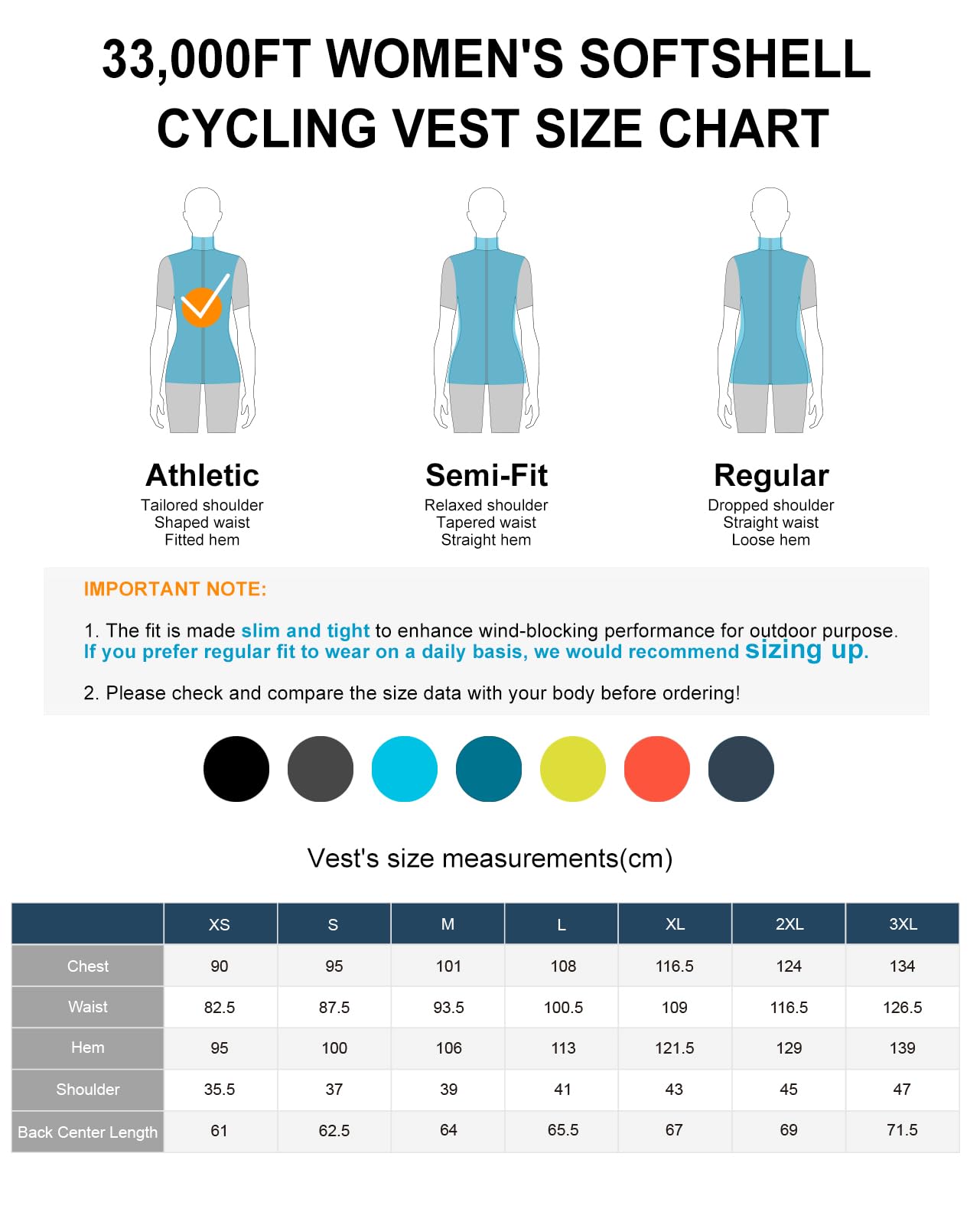 33,000ft Damen Leichte Laufweste Outdoor Softshell Weste Frau Ärmellose Jacke Winddichte Wasserdichte Atmungsaktive Vest Gilet für Laufen Golf Wandern 3