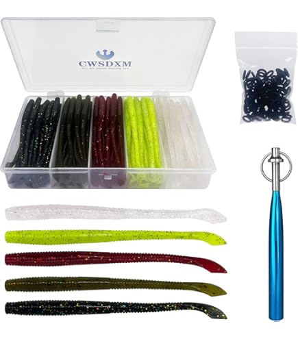 Soft Fishing Worm 100pcs 3 4 5 6 Mega Value | Seychelles