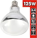 Komodo Solar D3 UV Basking Bulb 125W for Desert & Tropical Reptile Habitats view 8