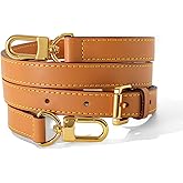 BEUDW Vachetta Leather Adjustable Crossbody Strap for Leather Shoulder Strap Belt Replacement Suitable for L V Handbags