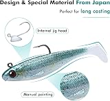 Truscend Shadtale Trembly Sinking Lure with BKK Hooks Multi-Pack view 4
