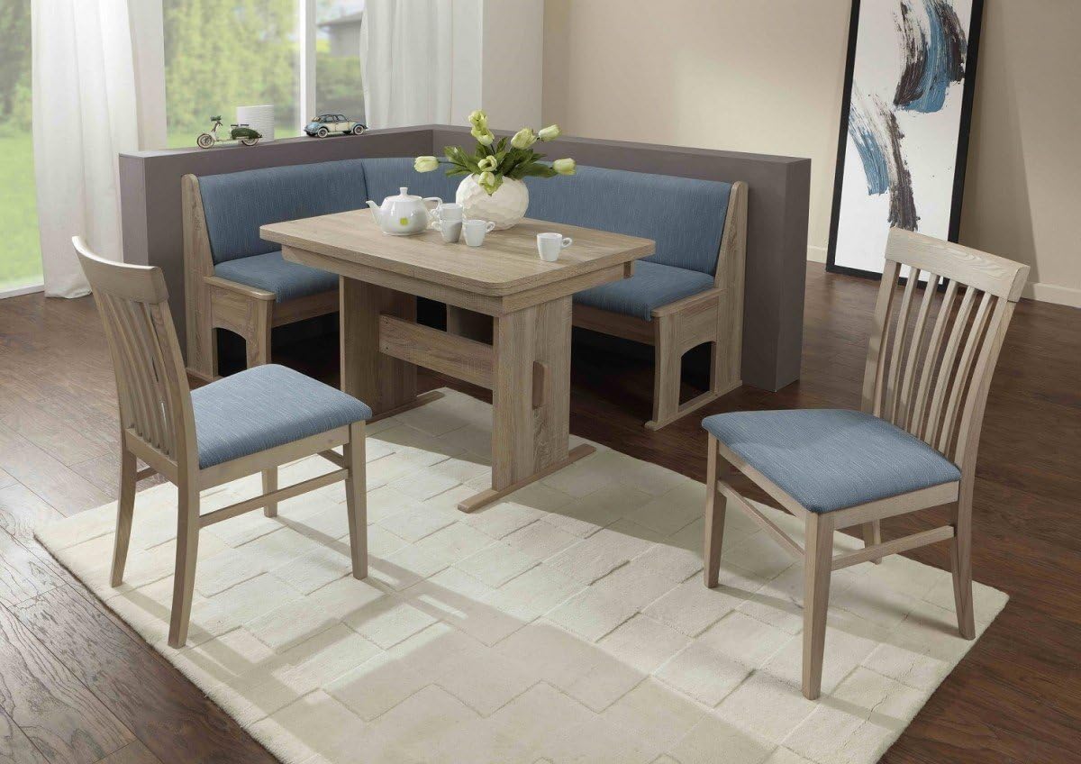 Dreams4Home Eckbankgruppe 'Vita' Essgruppe 167 x 128 x 87 cm Tisch 2 ...