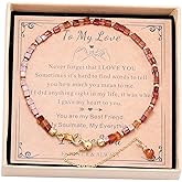 3mm Dainty Red Carnelian Bracelet For Women, Women's Gemstone Adjustable Jewelry To Girlfriend and Mom Gifts