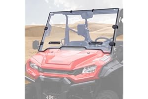 A & UTV PRO Front Full Windshield for Pioneer 1000-5,1000-3 2016-2025, Pioneer 1000-6 2025 Accessories, Clear Tough Hard Coat