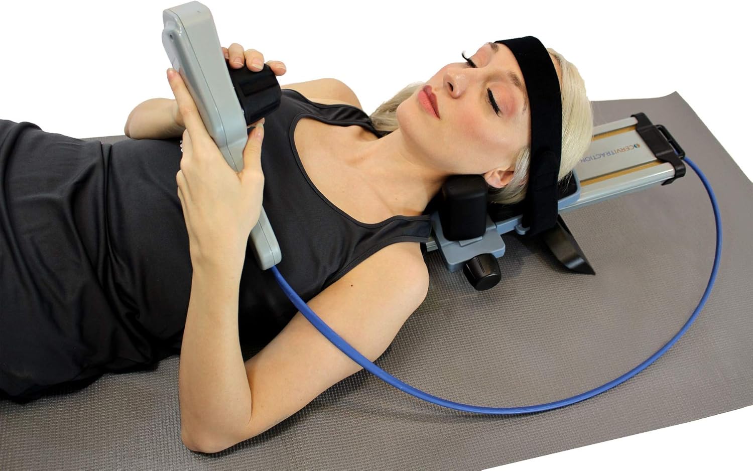 Cervical Neck Traction Unit for Neck Pain Relief and Stretch, Cervicalgia, Degeneration of disc, Spondylosis, Spine Alignment for at Home Care by Brace Direct: Health & Personal Care