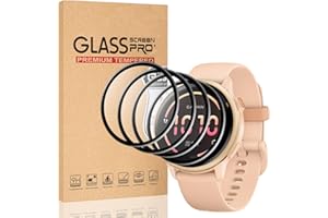 Liuyuxi 4-Pack Screen Protector Compatible With Garmin Vivoactive 6,Anti-Scratch Full Coverage HD PMMA Clear Protective Film.