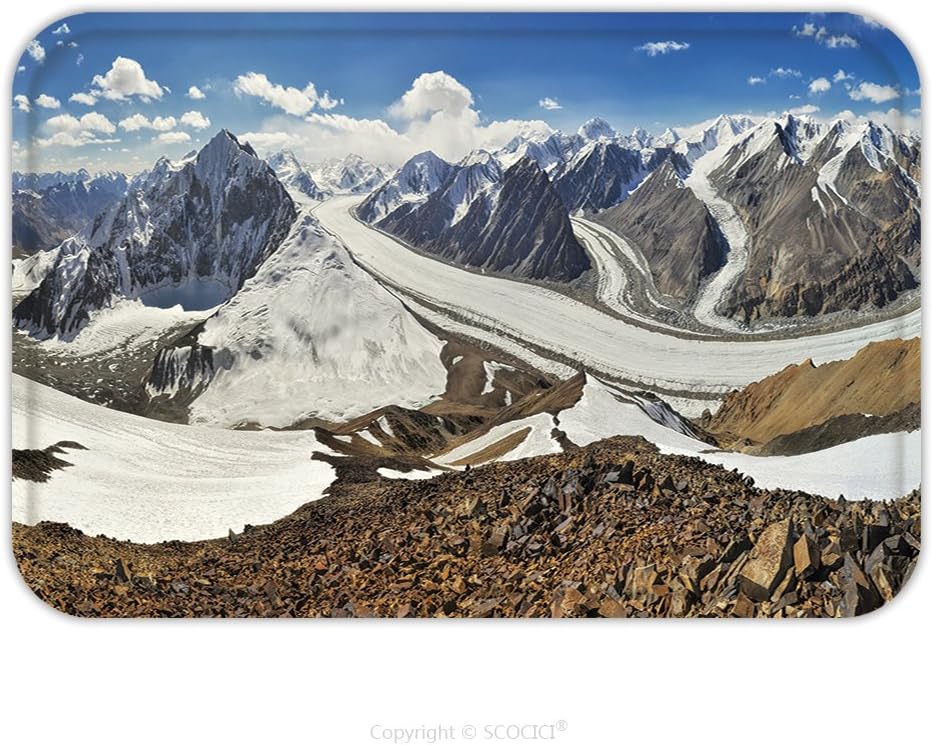 Flanell Mikrofaser rutschfeste Rückseite aus Gummi weich saugfähig