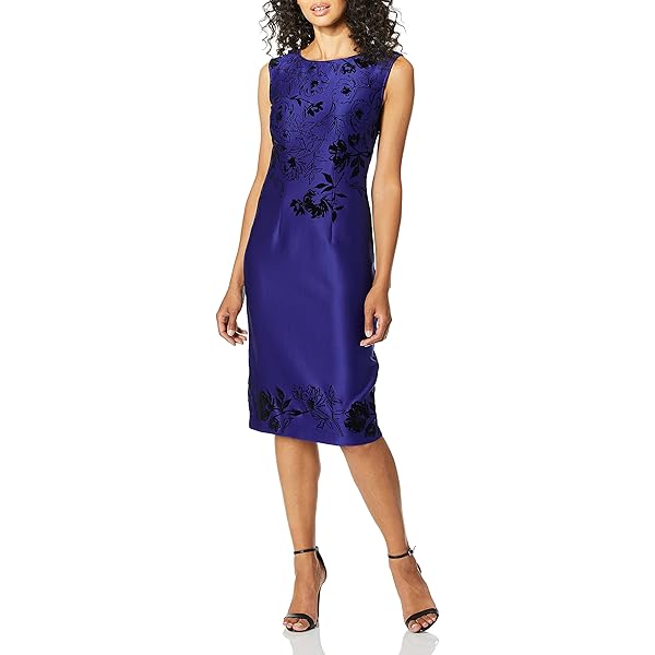 Amazon.com: Tadashi Shoji Womens Embroidered Sheath Dress, Blue, 4 :  Clothing, Shoes & Jewelry