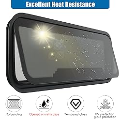 OUTPRIZE NEW Breathable RV Window for Rainy
