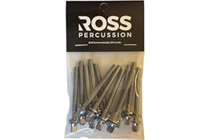 ROSS DRUMHEADS Tension Rods for Drums - ROSS Percussion (1 5/8 inch)