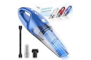 YOOHI Handheld Vacuum Cordless Rechargeable – 6000Pa Mini Hand Held Vacuum, LED Light, 20–25 Mins Runtime, USB Charging, 500ML Cup – Lightweight Small Vacuum Cleaner Cordless for Car/Office/Home