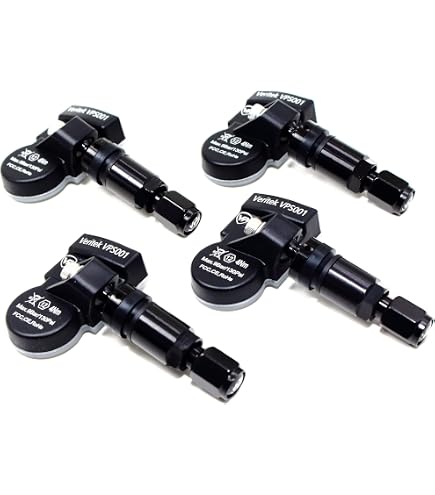 Amazon.com: Set of 4 TPMS 433mhz Tire Pressure Sensors with Black