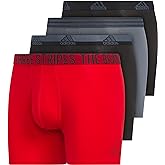 adidas mens Men's Stretch Cotton 4-pack Boxer Brief