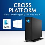 LaCie d2 Professional 18TB USB C Desktop External Hard Drive Rescue Data view 3
