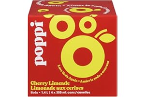 Poppi Cherry Limeade Soda 4 x 355 mL