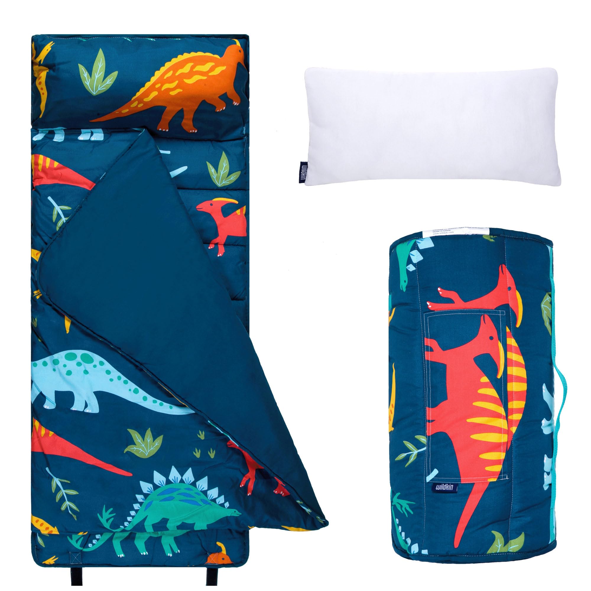 Photo 1 of Wildkin Kids Microfiber Nap Mat – Soft Sleep Mat with Pillow, Ideal for School & Travel - Jurassic Dinosaurs