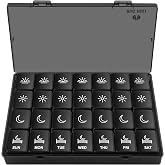 XL Pill Organizer 4 Times a Day,BUG HULL Large Weekly Pill Box for Travelling, Portable Pill Cases 7 Day pill Container Removable Daily Medicine Organizer for Cod-liver oil,Vitamins,Supplements(Black)