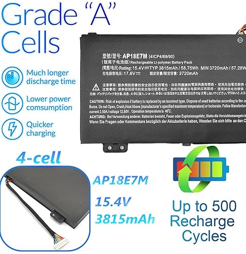 Batteria AP18E7M Per Acer AN515-54 AN517-51 - Foto 5