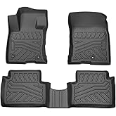 FIILINES Floor Liners for Ford Maverick 2022-2026 (Only Fits Non-Hybrid Models), All Weather TPE Floor Mats for Maverick, 1st