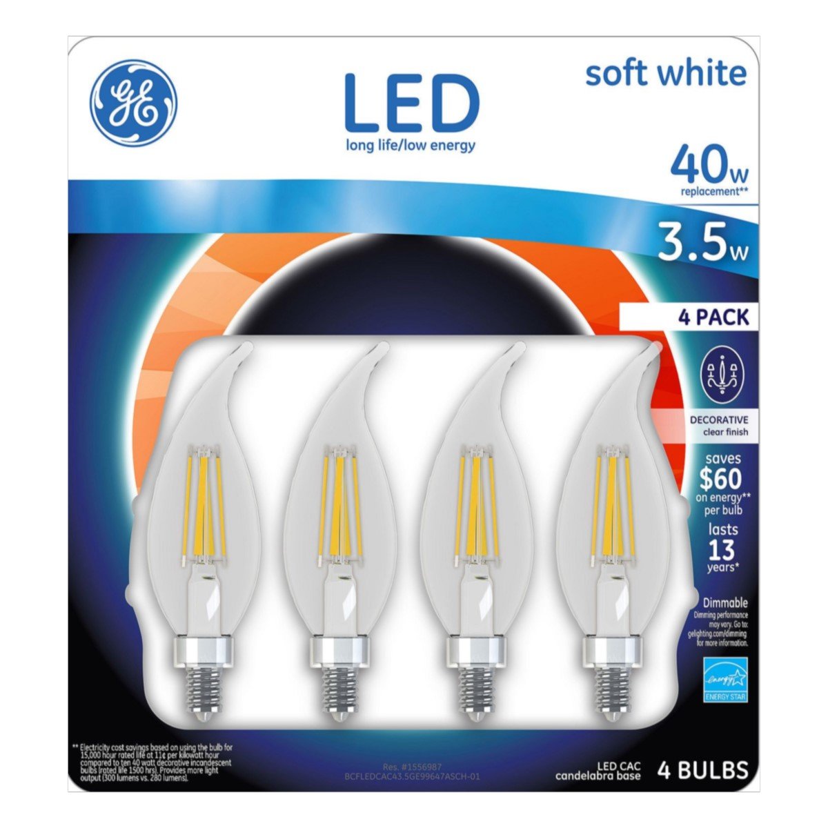 Best 40w candelabra led ge