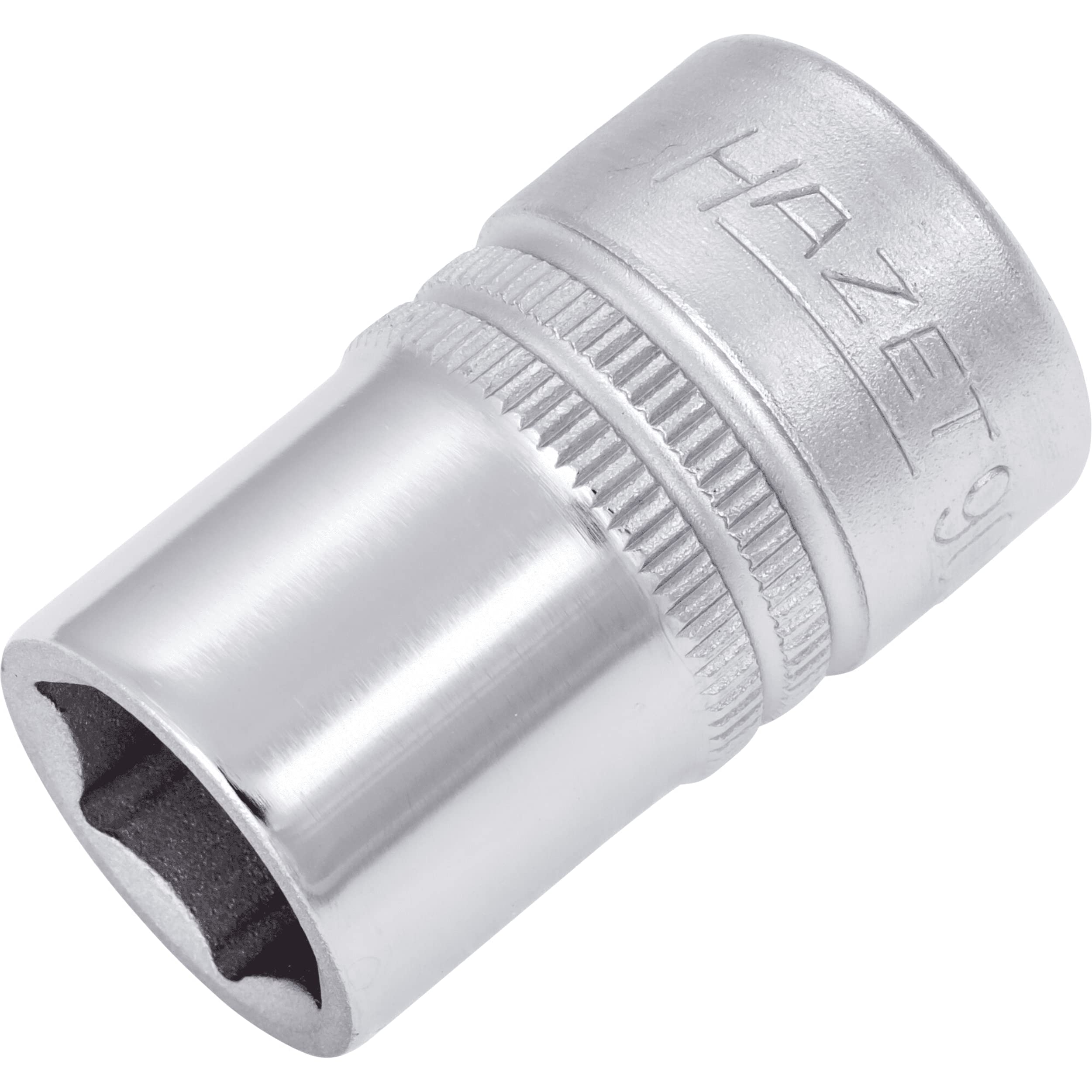 HAZET 900-14 38 mm 6-Point Hexagon Traction Profile Socket - Chrome-Plated/Polished