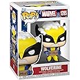 Funko POP! Marvel: Holiday - Wolverine with Sign - Marvel Comics - Collectable Vinyl Figure - Gift Idea - Official Merchandise - for Kids & Adults - Movies Fans - Model Figure for Collectors