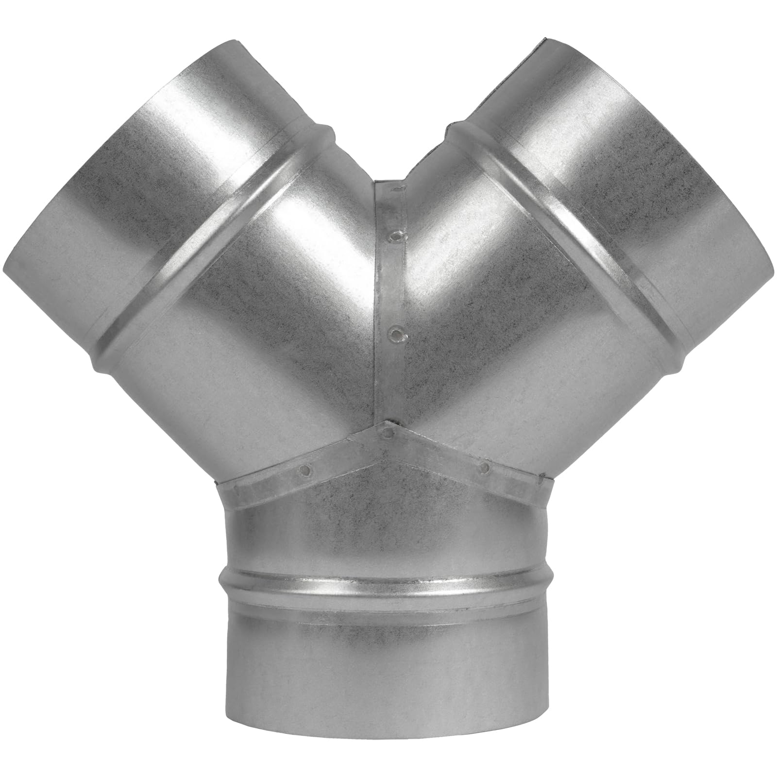 Photo 1 of Vent Systems 4'' Inch - Y Shape Duct Connector - 3 Way Hose Adapter - Splitter For Hose - Y-shape Round Pipe Connector - Extractor Fan - Duct Hose Dryer Vent Y Connector - 4 Inch 3 Way Fitting