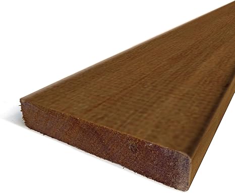 Amazon エコロキア ウッドデッキ材 無垢材 ウリン x1x2500mm S4s E4e 約0 3平米 約6 6kg 1本 床板 幕板 笠木 デッキ材 木材 路線便車上渡し ウッドデッキ
