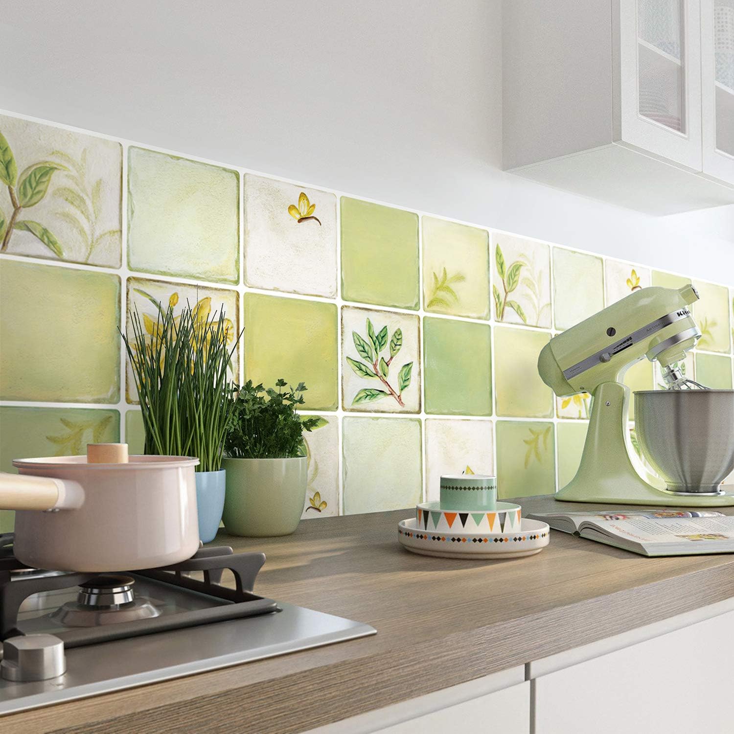 Simply Works Imports Peel And Stick Tile Backsplash Kitchen Or