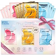 grace &amp; stella Under Eye Patches (12 pairs) Eye Masks for Puffy Eyes and Dark Circles - Gifts for Her, Bridesmaids, Birthdays