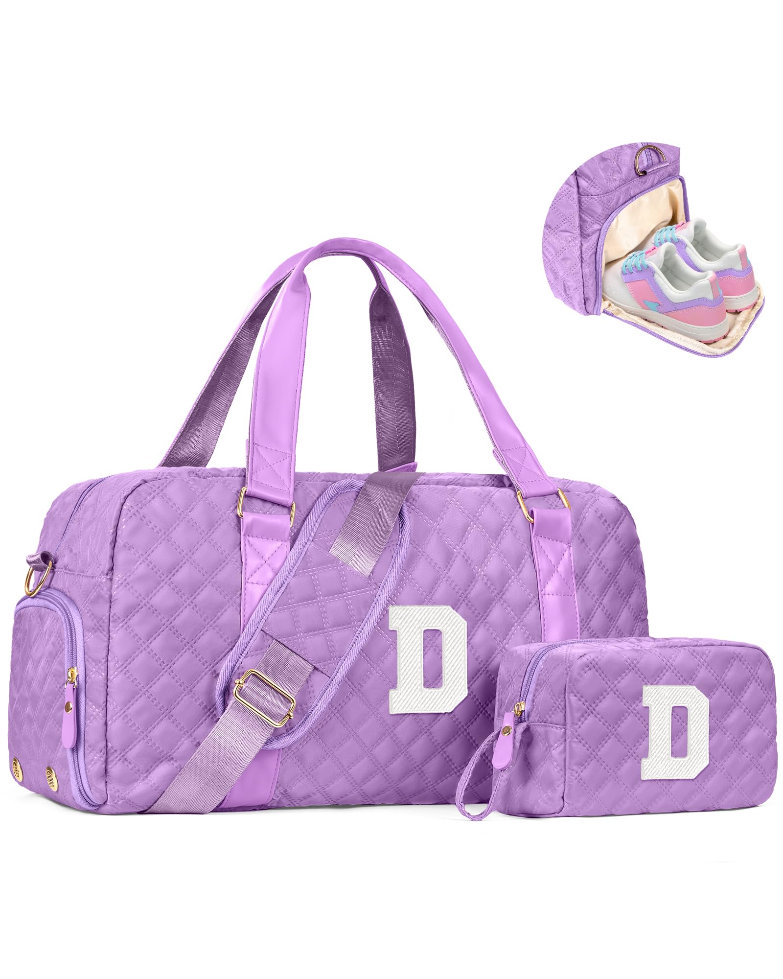 Photo 1 of Elilier Girls Birthday Gifts, Travel Duffel Bag, Personalized Weekender Bag, Monogram Overnight Bag Gift for Grandmother, Birthday Gifts Personalized Gifts Bridesmaid Gifts, Mom Gifts