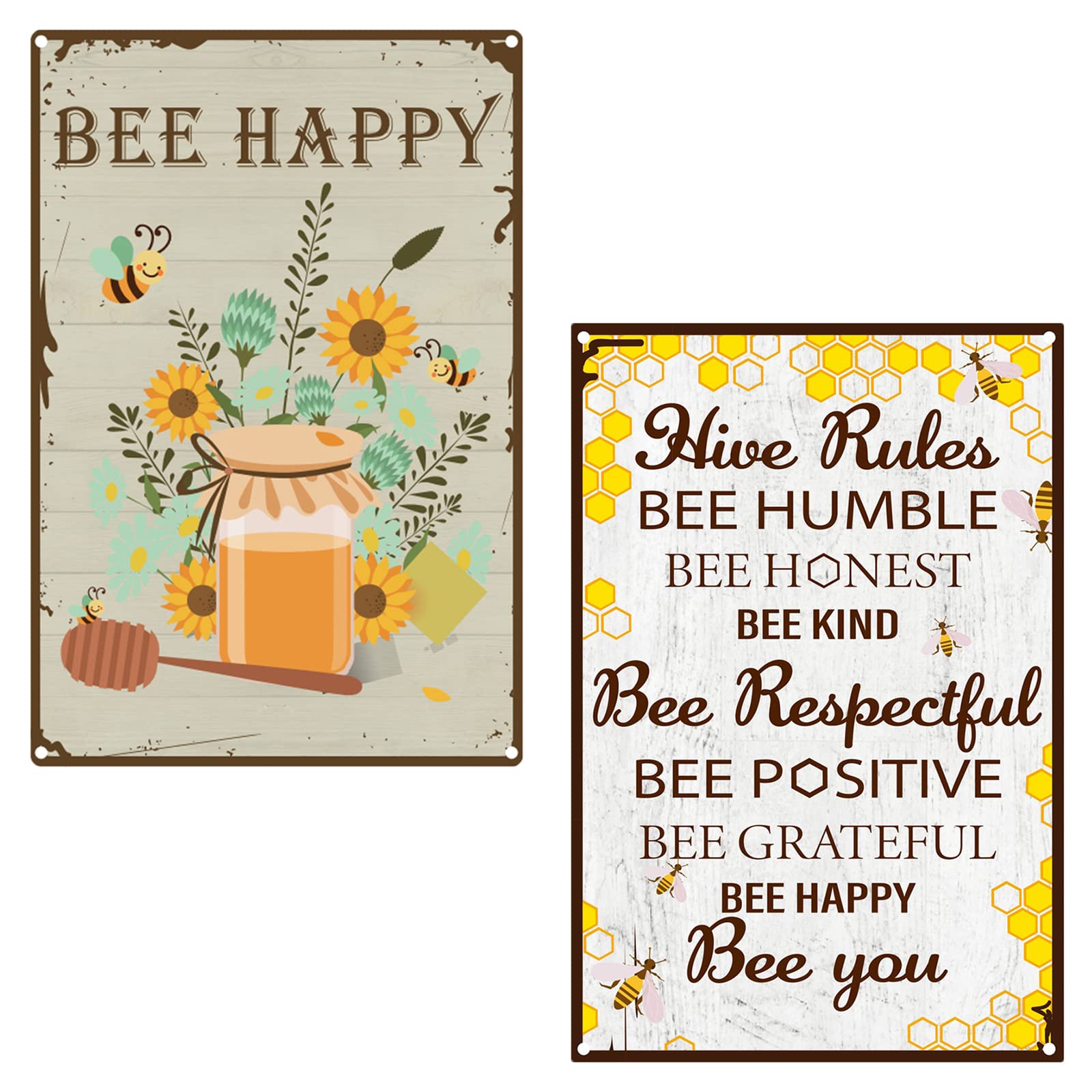 CREATCABIN 2pcs Funny Bathroom Quote Metal Tin Sign Vintage Cow Sign Farm Fresh Milk Metal Tin Sign Wall Art Garden House Plaque for Bathroom Kitchen Cafe Wall Halloween Christmas Decor, 8 x 12 Inch