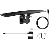ANTAN Outdoor Antenna with for Attic Roof Outdoor RV Use with 33FT RG6 Coax Cable- 70-85 Miles Range -Support 8K 4K 1080P UHF