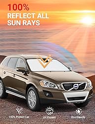 Proadsy 2024 Upgrade Front Windshield Sun Shade