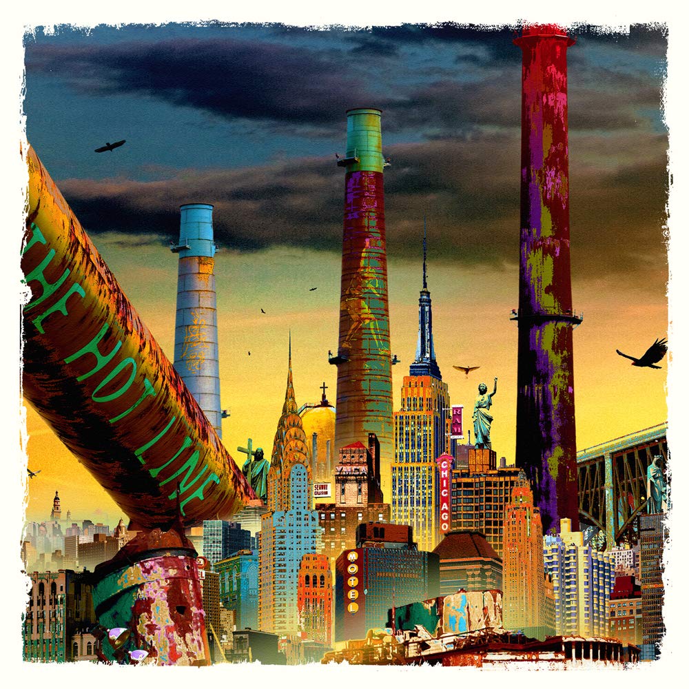 International Graphics - Finished Picture - Yves, KRIEF - ''The hot Line''- 30 x 30 cm - Direct printing on acrylic glass