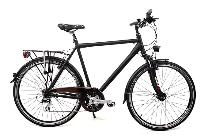 MIFA Fahrrad Trekkingfahrrad Trekkingrad Trekkingbike Trekking Herrenfahrrad Herren 28 Zoll Bike 24 Gang Nabendynamo