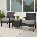 Outdoor Chair Cushions Set of 2, 45x45cm, Waterproof Grey view 8