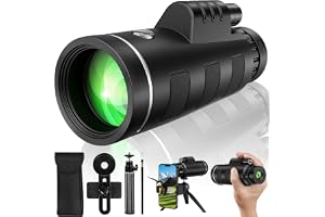 40x60 Monocular Telescope for Adults, Compact HD Monocular for Sports Events, Soccer Games, Concerts, Birdwatching, Hiking, C