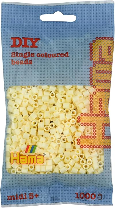 Hama Beads Bag 1000 Midi Fuse Beads Mosaic Arts & Craft Crème