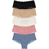 Victoria's Secret Women's Lace Cheeky Underwear, Minimal Coverage Panties for Women, Multi Pack (XS-XXL)